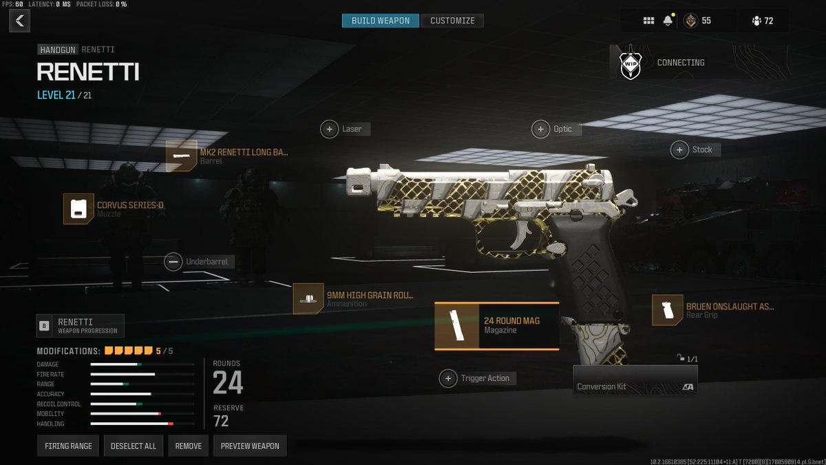 THE BEST RENETTI CLASS FOR MW3 PUBS AND SND! This pistol absolutely fries and you will see why! Hope you guys enjoy 😁🔥