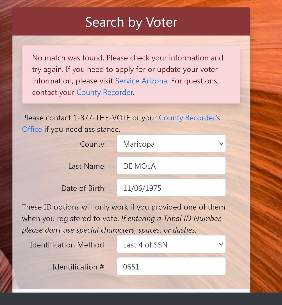 OliverStrikerPI's tweet photo. 🚨 daily reminder that Paul(a) @Maximus_4EVR De Mola is NOT a registered voter in @maricopacounty or anywhere else on earth!! #grifter

@ScottPresler @KariLake @KariLakeWarRoom @kelliwardaz @catturd2 @LizWillis_ @maureen_bannon @GuntherEagleman @AZGOP @RealMattCouch @gregkellyusa https://t.co/wzPppTz2NH