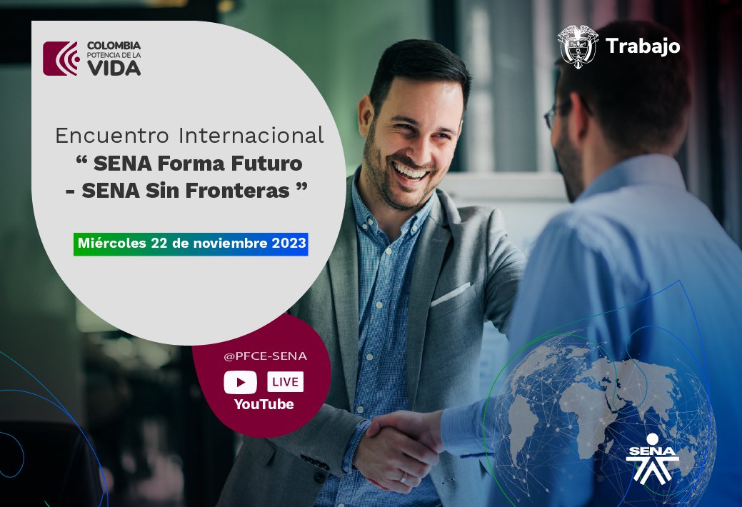 FODESEP's tweet photo. #EnVivo 🎥 #PFCE y @SENAComunica
los invita a participar del Encuentro Internacional “SENA FORMA FUTURO - SENA sin fronteras” #CampeSENA 📷 ¡Conéctate desde las 08:00 a.m.!  YouTube: https://t.co/O51HLnCt2r… #SENAConLasEmpresas @FODESEP https://t.co/UOyBzssUim