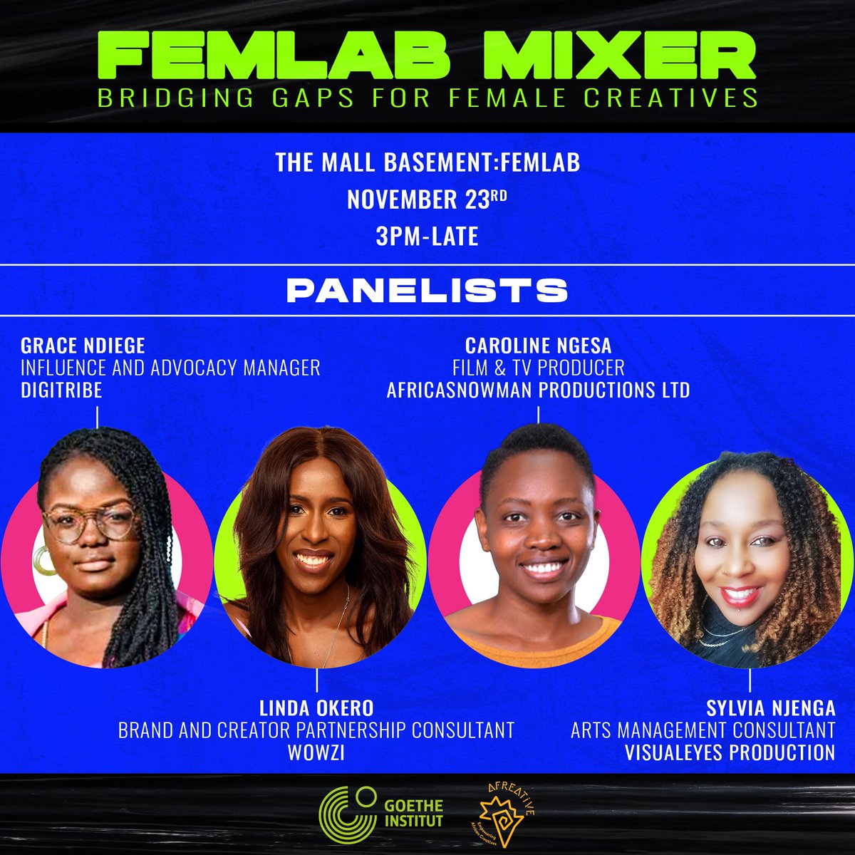 afreative's tweet photo. Who’s ready? Networking mixer for female creatives happening tomorrow!  Thursday 23rd November! https://t.co/0XRkZMo0yP