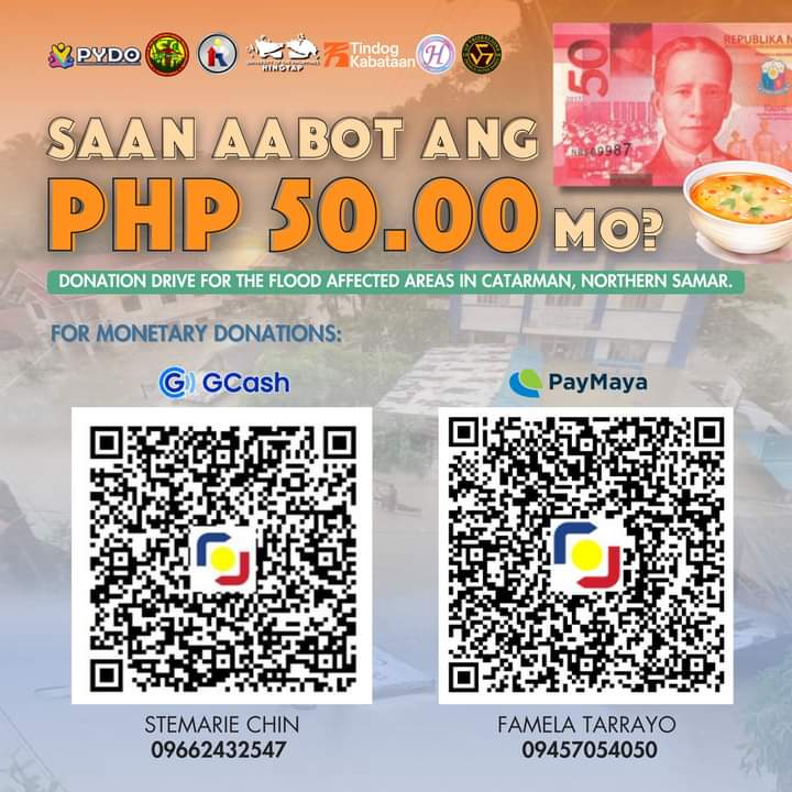 ogie_lucaya's tweet photo. 🚨 Urgent Call for Aid: SAAN AABOT ANG 50 PESOS MO? 🚨
Thousands have been forced to evacuate as homes and livelihoods succumb to massive flooding. Families are in urgent need and your 50 pesos can make a significant impact.
#NorthernSamarNeedsHelp https://t.co/3Idl5vXvxp