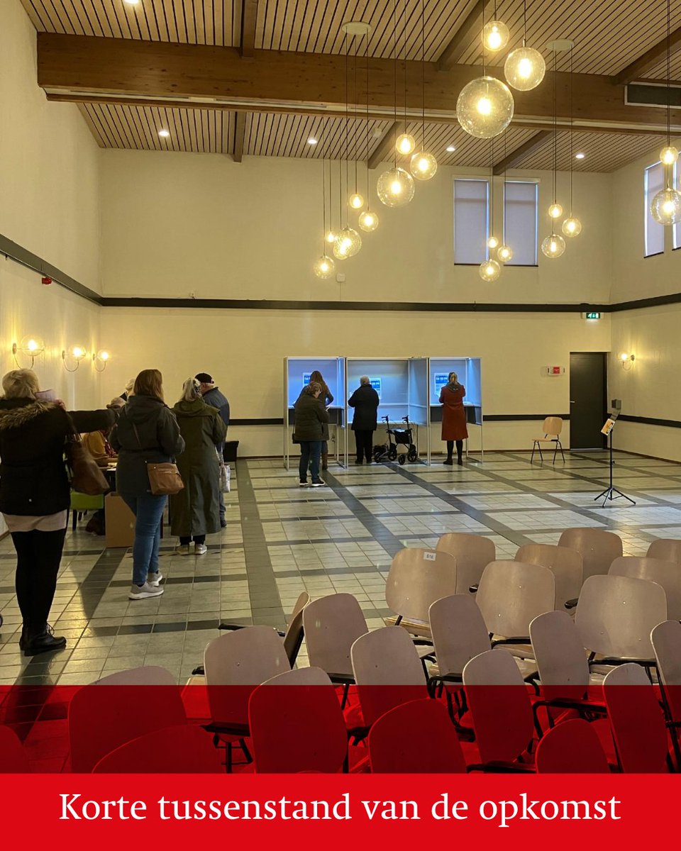 Tot nu toe heeft 29,7 procent van de inwoners in Zeewolde zijn stem uitgebracht voor de Tweede Kamerverkiezingen. Benieuwd naar de totale opkomst en de einduitslag? Blijf ons volgen! #ElkeStemTelt #TK2023 #Verkiezing