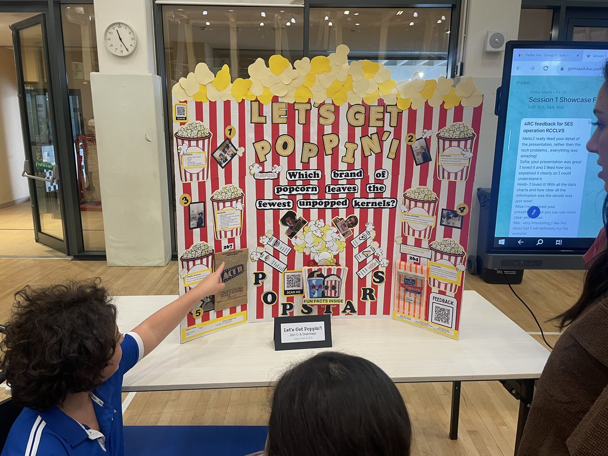Our Grade 5’s had their Science Fair today and did an incredible job presenting their experiments! #education #science <a href="/gems_daa/">GEMS DAA</a> <a href="/DAAElementary/">DAA Elementary</a>