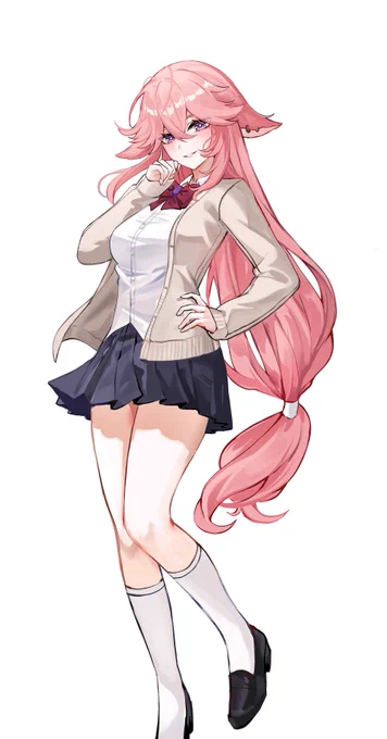 #yaemiko #Genshin #GenshinImpact   制服 八重神子
