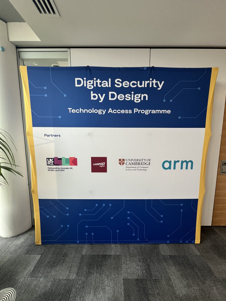 Today we’re at the <a href="/DSbDTech/">Digital Security by Design (DSbD)</a> Technology Access Programme’s demo day. We’ve been on its fourth cohort, applying CHERI and <a href="/Arm/">Arm</a>’s Morello to the problem of cross domain systems automation