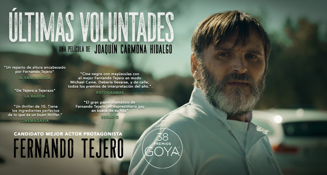 Nuestra candidatura a Mejor Actor Protagonista para los <a href="/PremiosGoya/">Premios Goya</a> de la Academia es muy seria.

No le quitamos nada de razón a Fausto Fernández en su crítica de la revista Fotogramas 😉

#premiosgoya2024 #sigamossoñando #ultimasvoluntadespelicula #mejoractorprotagonista