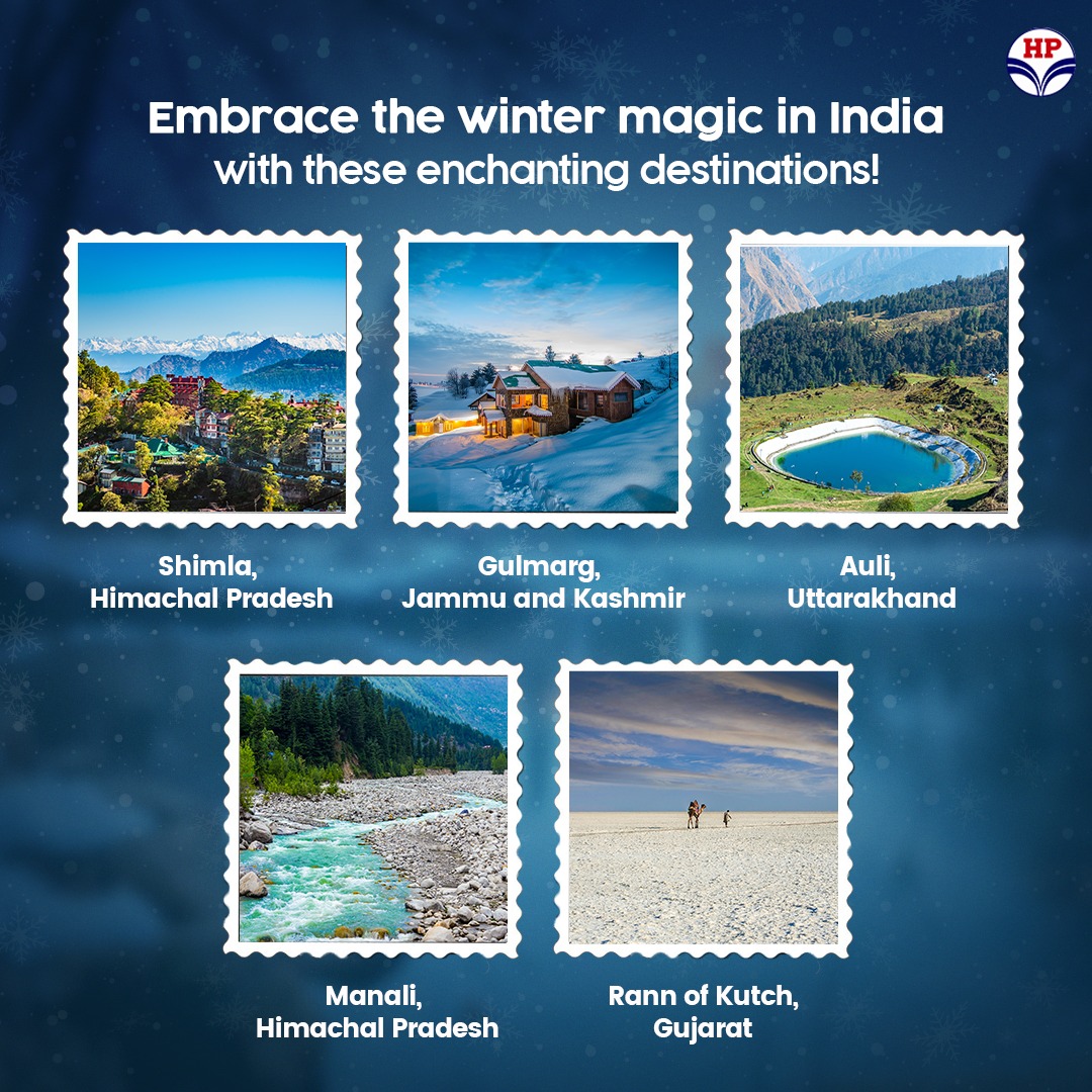 From the snow kissed peaks of Gulmarg to the vibrant Rann of Kutch, these enchanting destinations beckon you to embrace the chill and create memories in the lap of winter wonder From the snow kissed peaks of Gulmarg to the vibrant Rann of Kutch, these enchanting destinations beckon you to embrace the ...