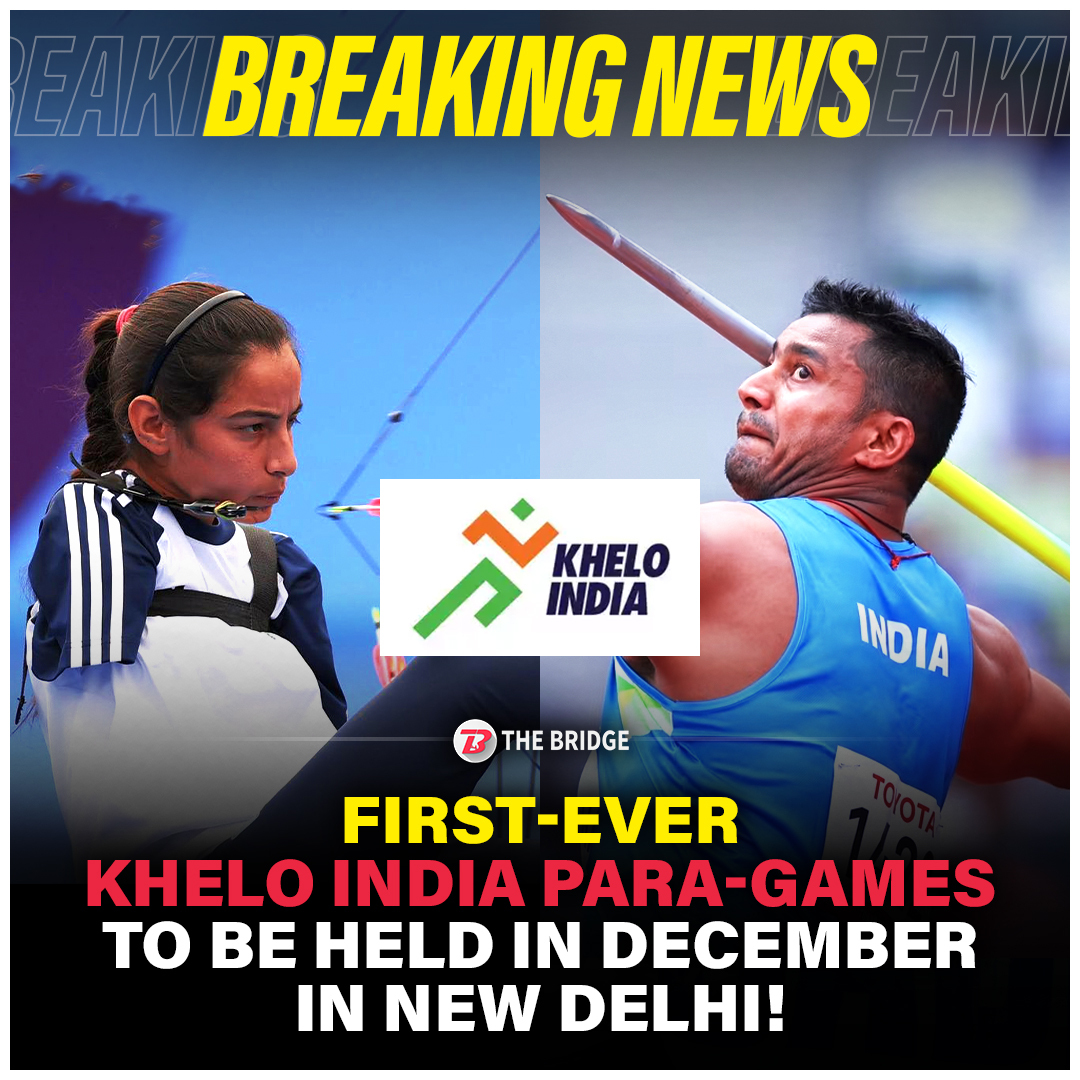#BreakingNews 📢| Sports Minister Anurag Thakur has announced that the 1⃣st edition of the Khelo India Para-Games will take place in New Delhi between 10-17 December 👏

It will feature 1350+ participants from 32 states and UT's, across 7 disciplines!

#Praise4Para #KheloIndia