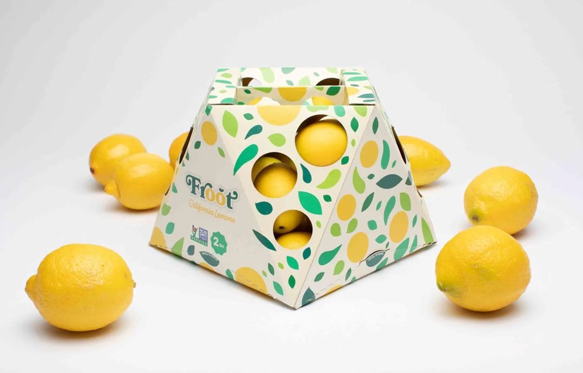 upakovanoru's tweet image. Благодаря упаковке фруктов и овощей Froot можно забыть об авоськах upakovano.ru/news/585305  #упаковка #экология #фрукты #дизайн