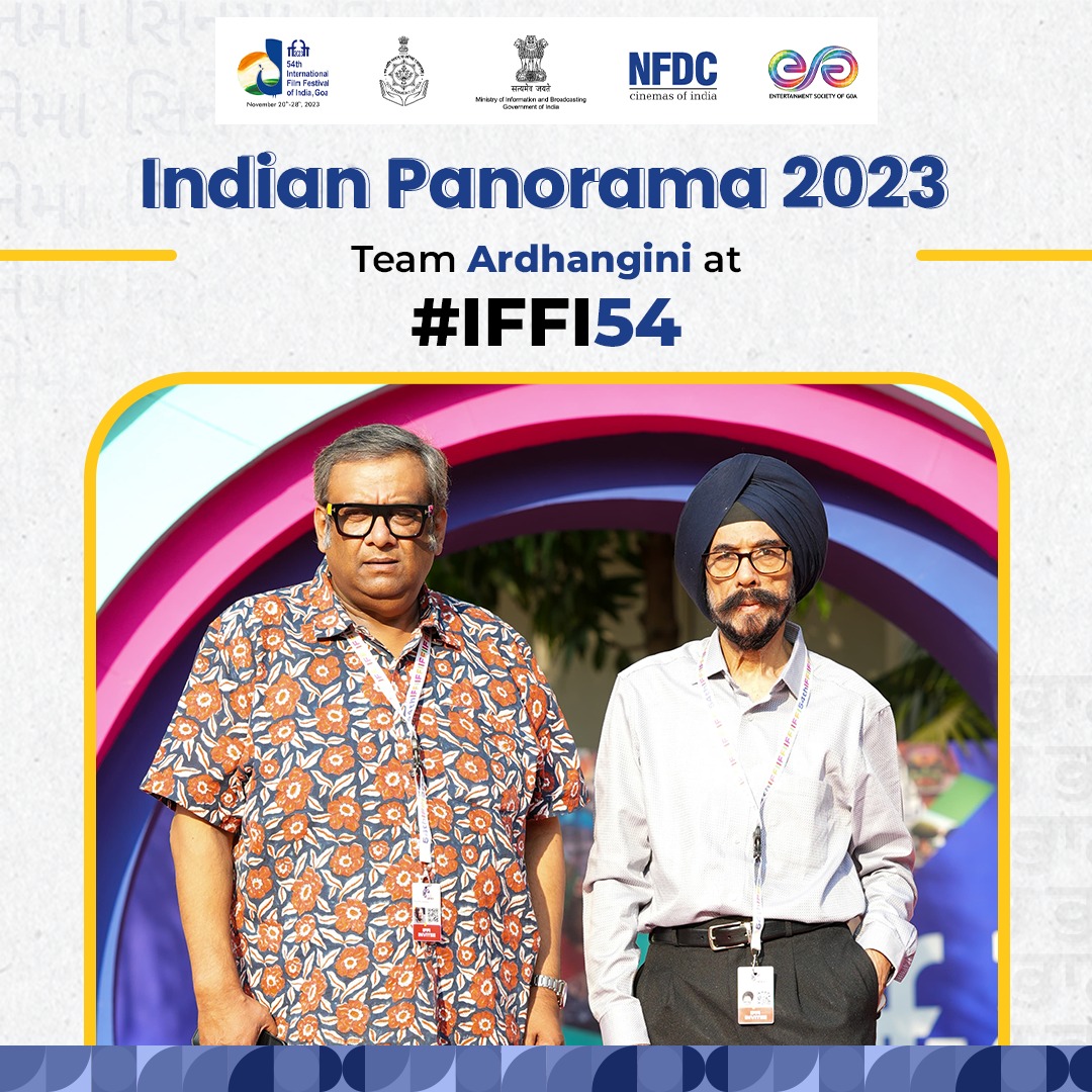 Capturing the glamour on the red carpet at #IFFI54 here are snaps of the 'Ardhangini' team striking poses for the camera. Don't miss your chance to immerse yourself in this celebrated cinematic brilliance!