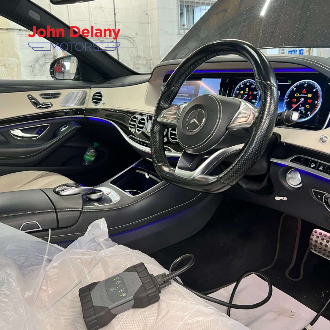 DelanyMotors's tweet image. Dan carried out a #DiagnosticCodeRead on this #Mercedes S Class using our Mercedes Star Tester, reporting that there were NOx sensor faults. 🚨

Dan stripped the #vehicle as required to gain access and to replace the NOx sensor 2. 

➡️ 0161 477 6266