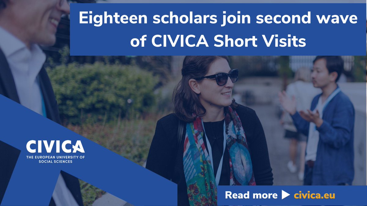 🆕CIVICA short visits' sequel greets new scholars in the next round!

1️⃣8️⃣ faculty and post-docs across CIVICA will join the initiative starting from December.

👀 Discover who will soon be bringing their expertise to your university 👉loom.ly/XHtd3Qw
