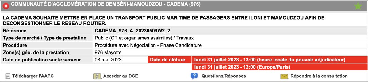Bee_Mondroha's tweet photo. « Acquisition d’une vedette pour le président du Conseil départemental de #Mayotte » 

VS

« La Cadema souhaite mettre en place un transport public maritime de passagers entre iloni et Mamoudzou »… 

Qui aura son bateau en premier à votre avis? https://t.co/3kM1S3VCvU