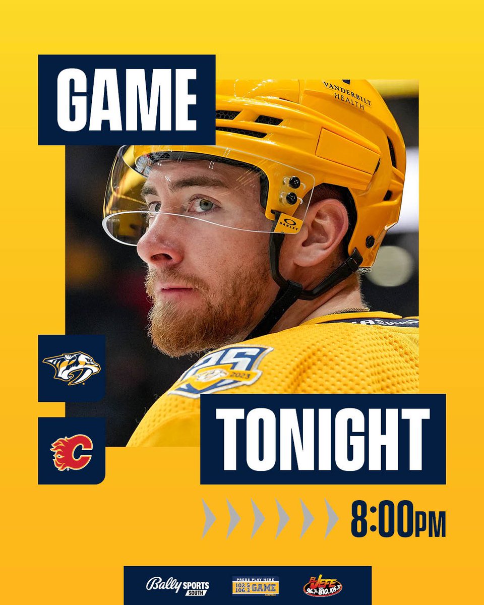 PredsNHL's tweet photo. GAME DAY! https://t.co/gx91fnQBcj