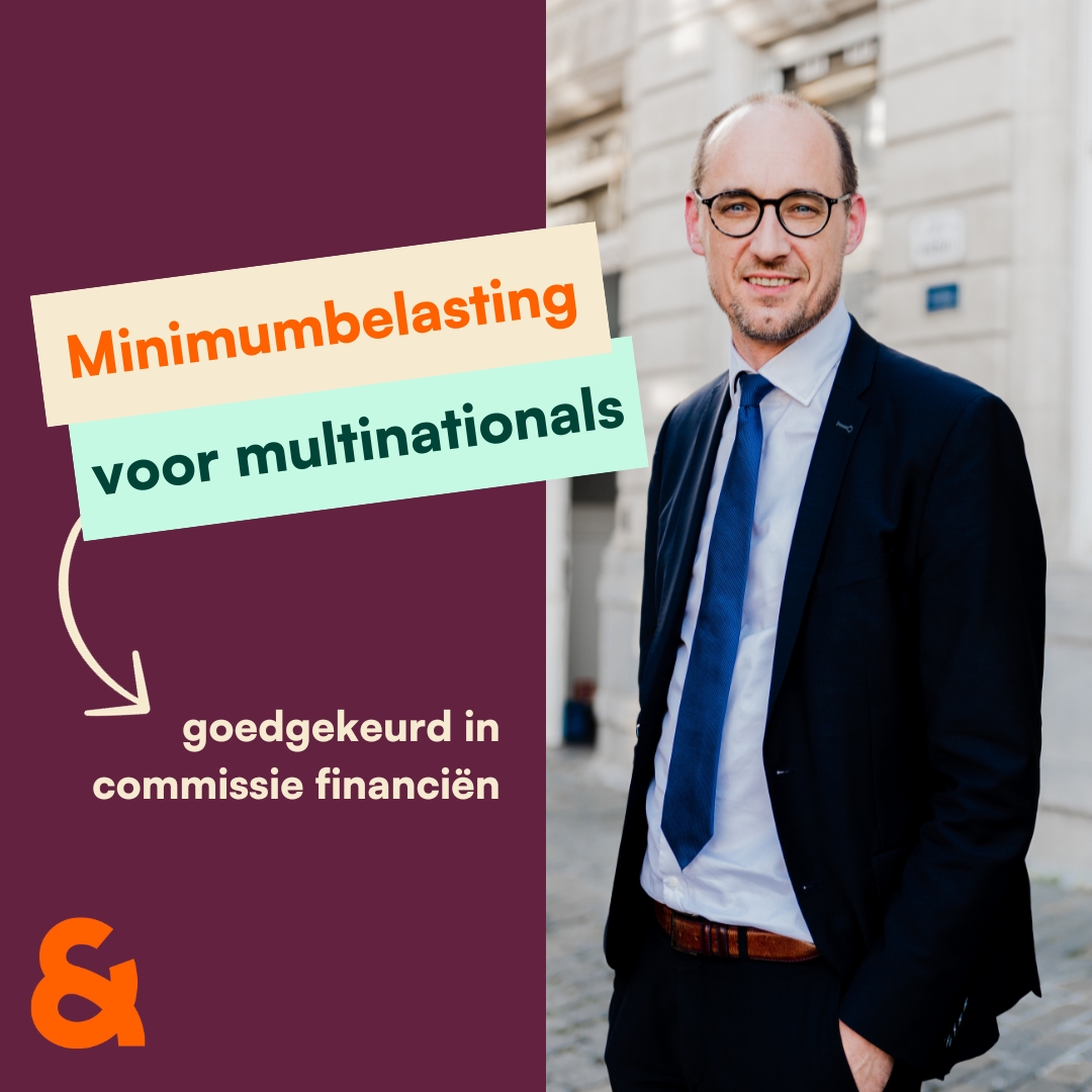 Alweer een stap richting eerlijkere belastingen: we voeren een minimumbelasting in voor multinationals vanaf 1 januari 2024. Vandaag goedgekeurd in de commissie Financiën. Binnenkort in <a href="/DeKamerBE/">NieuwsuitDeKamer</a>.
