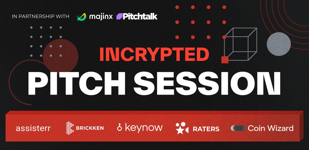 pitchtalk_com's tweet photo. π Don't miss the #IncryptedPitchSession! π 10-minute pitches, meet the first 5 innovators! π€ https://t.co/91vj65S0pF