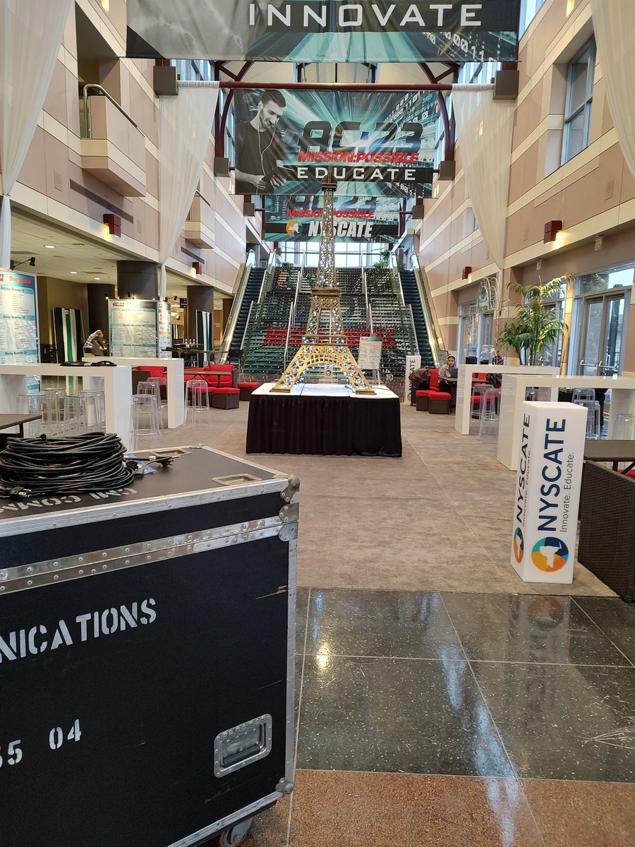 Thanks #NYSCATE23! I'm bringing back ideas for AI in the classroom, Google Classroom tricks, <a href="/canva/">Canva</a> versatility, and a plan for how to share it with our teachers.