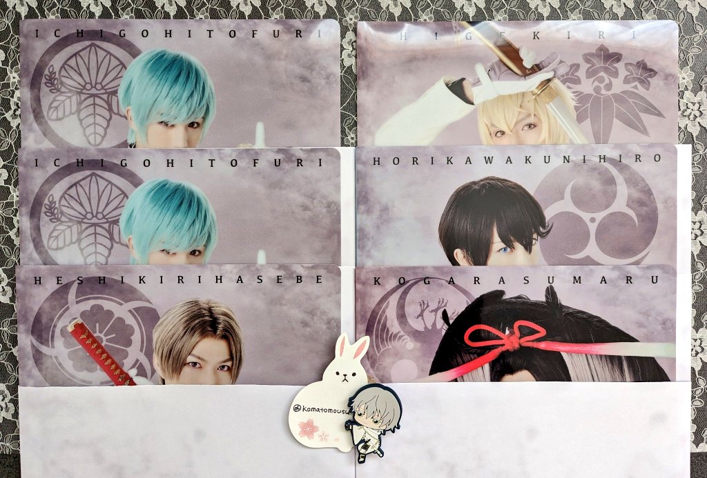 【譲渡】映画 刀剣乱舞 黎明 クリアファイル

【譲】
★ 長谷部
髭切 一期 堀川 小烏丸

【求】
定価+送料

★→小烏丸同数
無印→1点よりお気軽に