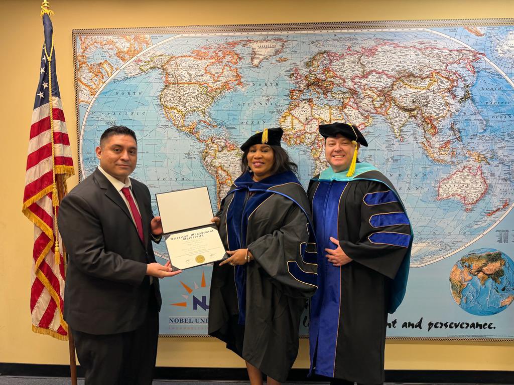 EACapitalGroup's tweet photo. Hearty Congratulations to our GCEO  @ToyinFSanni who was awarded an Honorary Doctorate in Strategic Leadership &amp; Financial Inclusion by the American Management University of California, USA. We are incredibly proud of you Dr TFS.
#toyinsanni #doctorate #emergingafrica #tfs https://t.co/HtxAkAdw66