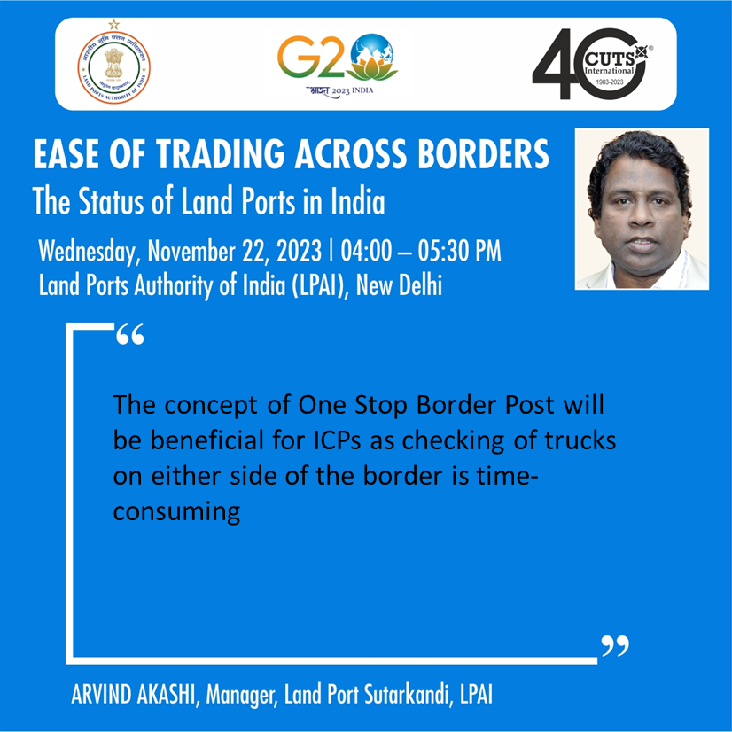 CUTS_CITEE's tweet photo. Insights from #CUTSDisseminationWorkshop on Improving #India’s Ease of #Trading across #Borders: Opportunities and Challenges in #IntegratedCheckPosts
@LPAI_Official @_RiyaSinha @nikitasingla17 @Prabir_India @arvind911 @Aditymishrgmai1 https://t.co/pZf8mQrzRQ