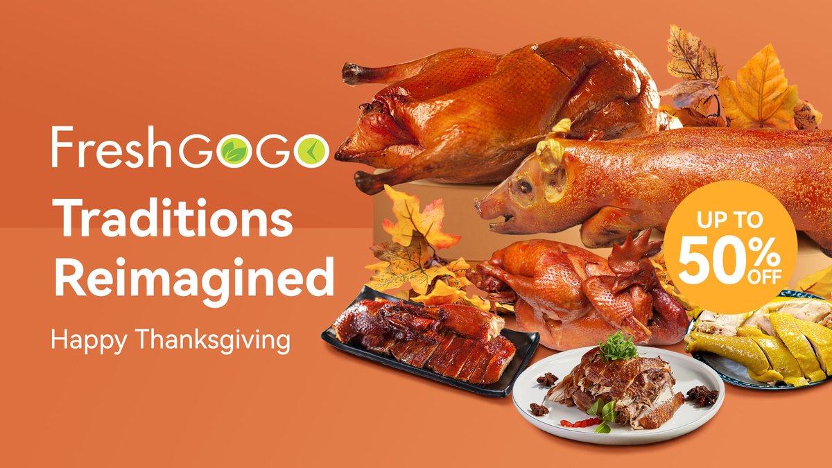FreshGoGoCOM's tweet photo. Thanksgiving Big Sale! Popular items UP TO 50% OFF! Michelin’s high-end ingredients, fast-food dishes... grab them at low prices across the United States❗Only on https://t.co/lilT25s6G5 https://t.co/377FsFAiFD