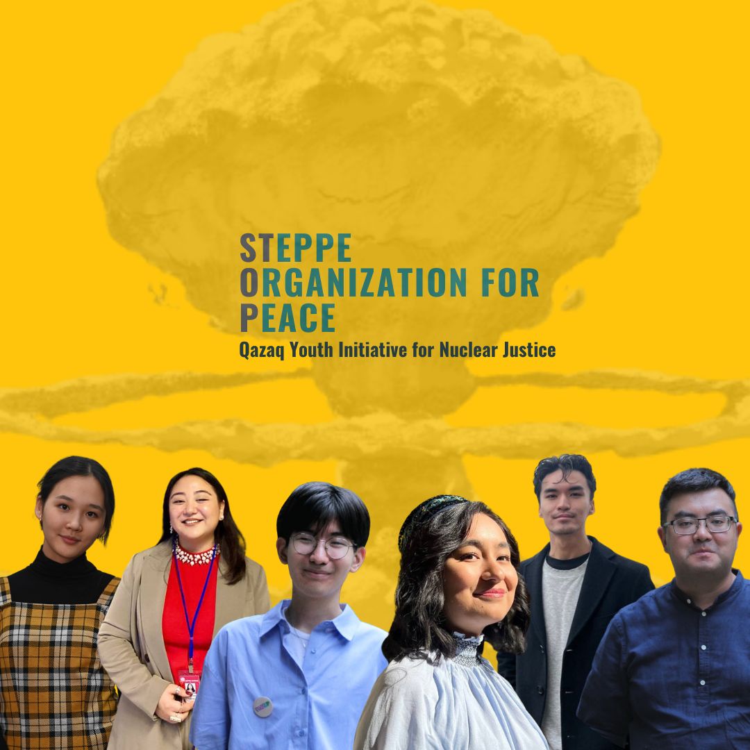 ANNOUNCEMENT! 📣 📣 📣 Meet Steppe Organization for Peace (STOP), a Qazaq 🇰🇿 youth-led initiative, aimed at shedding light on the profound impacts of nuclear testing in our homeland. Follow and support us 🩷