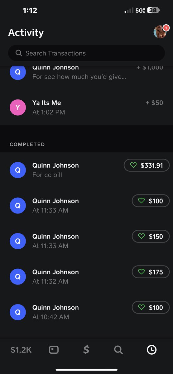 If you’re not sending big amounts don’t bother me!