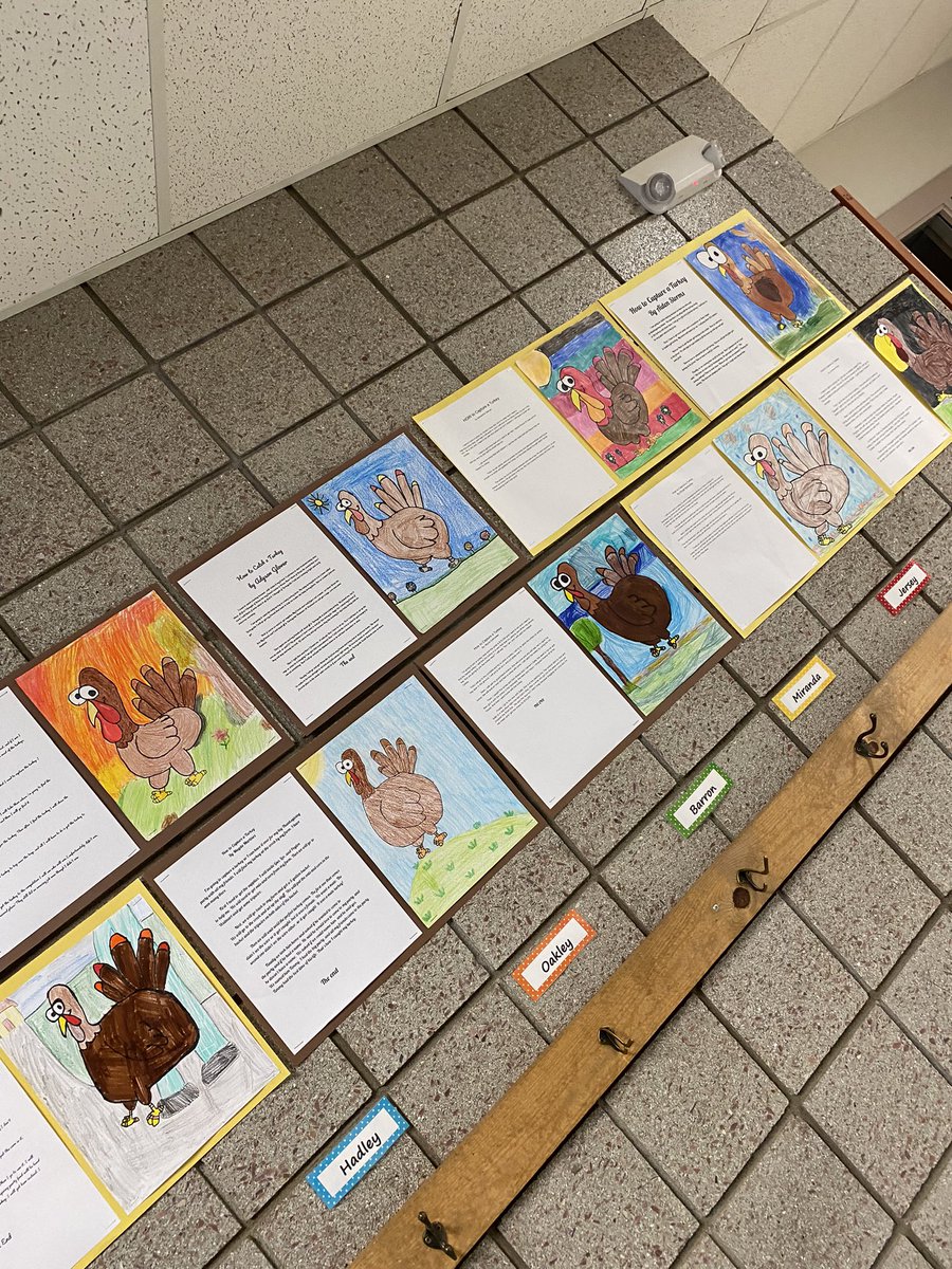 grade_b's tweet photo. If anyone needs some tips about “How to Catch a Turkey” the 4th grade has got some good ideas!! Happy Thanksgiving!!🦃🍽 https://t.co/kzUDZdnAtg