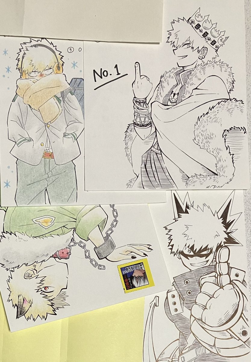 ヒロアカ人気投票のハガキを書くという口実のもと久しぶりにがっつりお絵かきして遊んでめっちゃ楽しかった!投票券4枚分もち全部かっちゃんに入れるんだぜ。やっぱりお絵かき好きだなぁと思えた1日だったけれど他の作業もする予定だったのにまるっとお絵かきで終わった、筆が遅い 