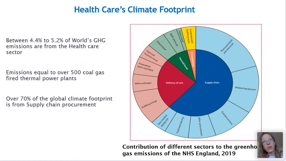 ISNTD_Press's tweet photo. Dr Elena Villalobos Prats, Technical Officer at @WHO's Climate Change and Health Department outlines at #ISNTDClimate the #climate impact of the #healthcare sector as well as the numerous opportunities for this sector to effect big changes in the climate-health nexus https://t.co/SOY6TKcrMR