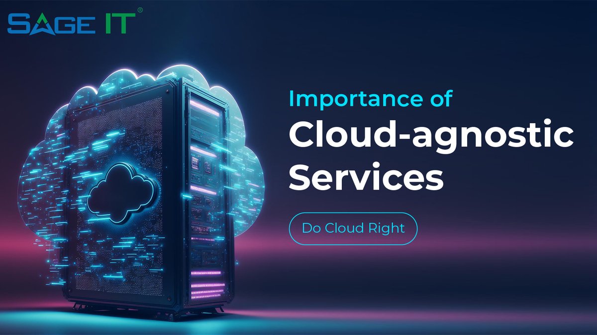 SageITInc's tweet photo. Explore the significance of #Cloudagnostic Services! Raman Das, our VP of Technology Services (Cloud &amp; ITSM), delves into the core reasons why embracing Cloud-agnosticism is a game-changer in today's tech landscape: https://t.co/AGCbYaqCXx

#blog #multicloud #docloudright #sageit https://t.co/M8kBcFBzuY