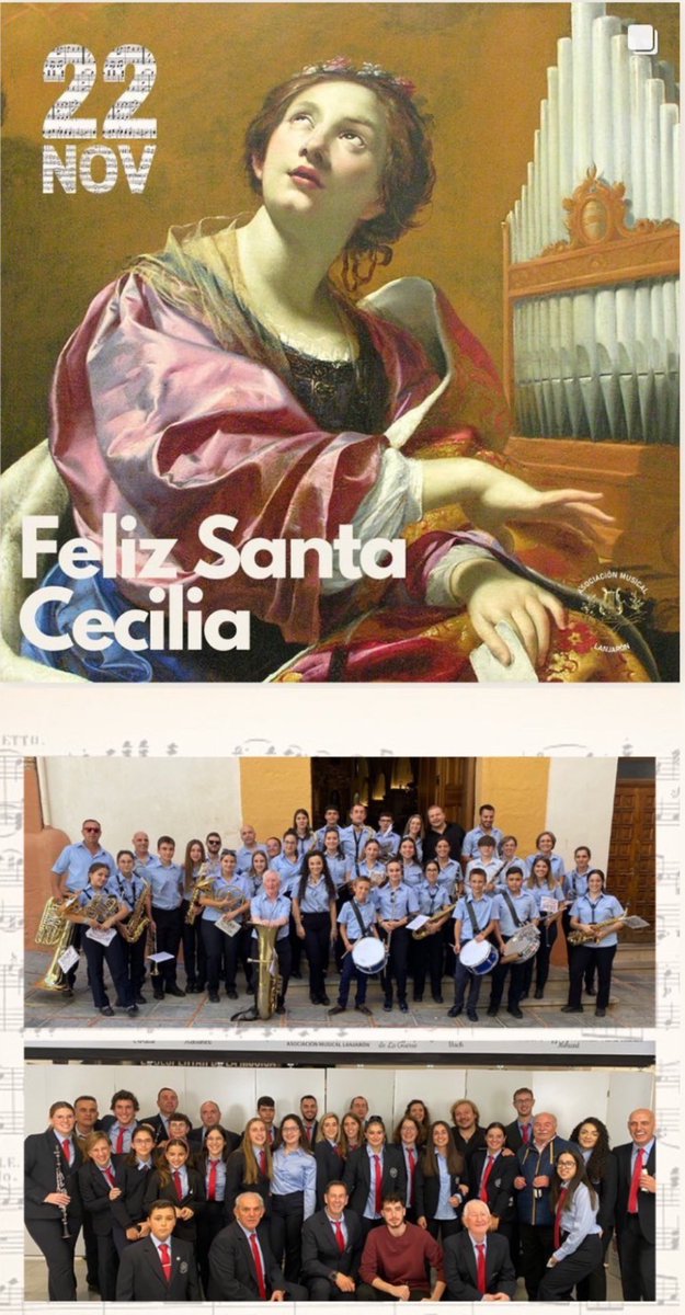 Feliz Santa Cecilia! 🎶🎶