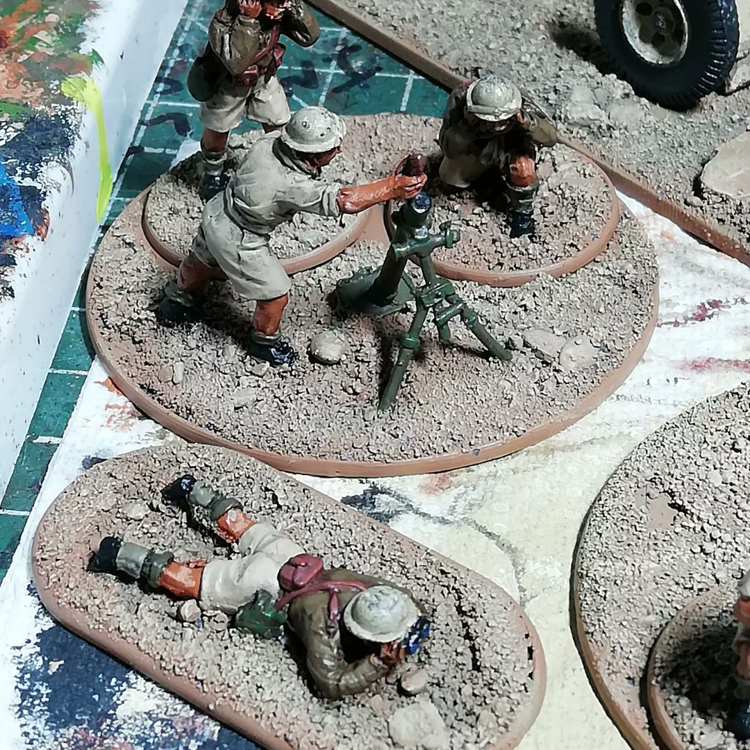 Zaba_76's tweet photo. @WarlordGames Free French foreign legionnaires support units from Perry miniatures. Just need to finish the bases https://t.co/5mPZ22vxaA