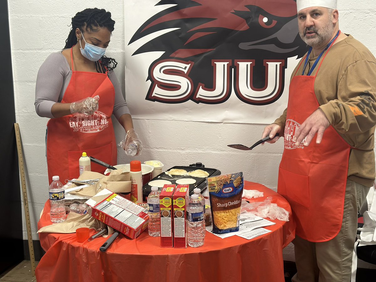 If your Principal and Vice Principal take time out of their busy schedules to cook breakfast for their staff,
Drop the mic! Thank you <a href="/KarlettaPoland/">Karletta Poland</a> <a href="/PrincipalDeluca/">Phillip DeLuca</a> for your kind gesture. Happy Thanksgiving everyone..<a href="/PHLfamilies/">Philadelphia Office of Children and Families</a> <a href="/PeopleforParker/">Cherelle Parker</a> <a href="/PHLschools/">Philadelphia Schools</a> You are appreciated