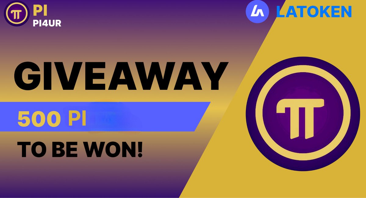Latoken_cex's tweet image. 🏆 500 PI4UR  (PI) GIVEAWAY on LATOKEN

🔥  90 Winners.
✅ Complete all tasks and qualify for the Airdrop.
📲 Share with 5 Friends and Follow.
⏰ November 22, 2023 - November 27, 2023.

👉 JOIN GIVEAWAY (go.latoken.com/2ri9/93c8)