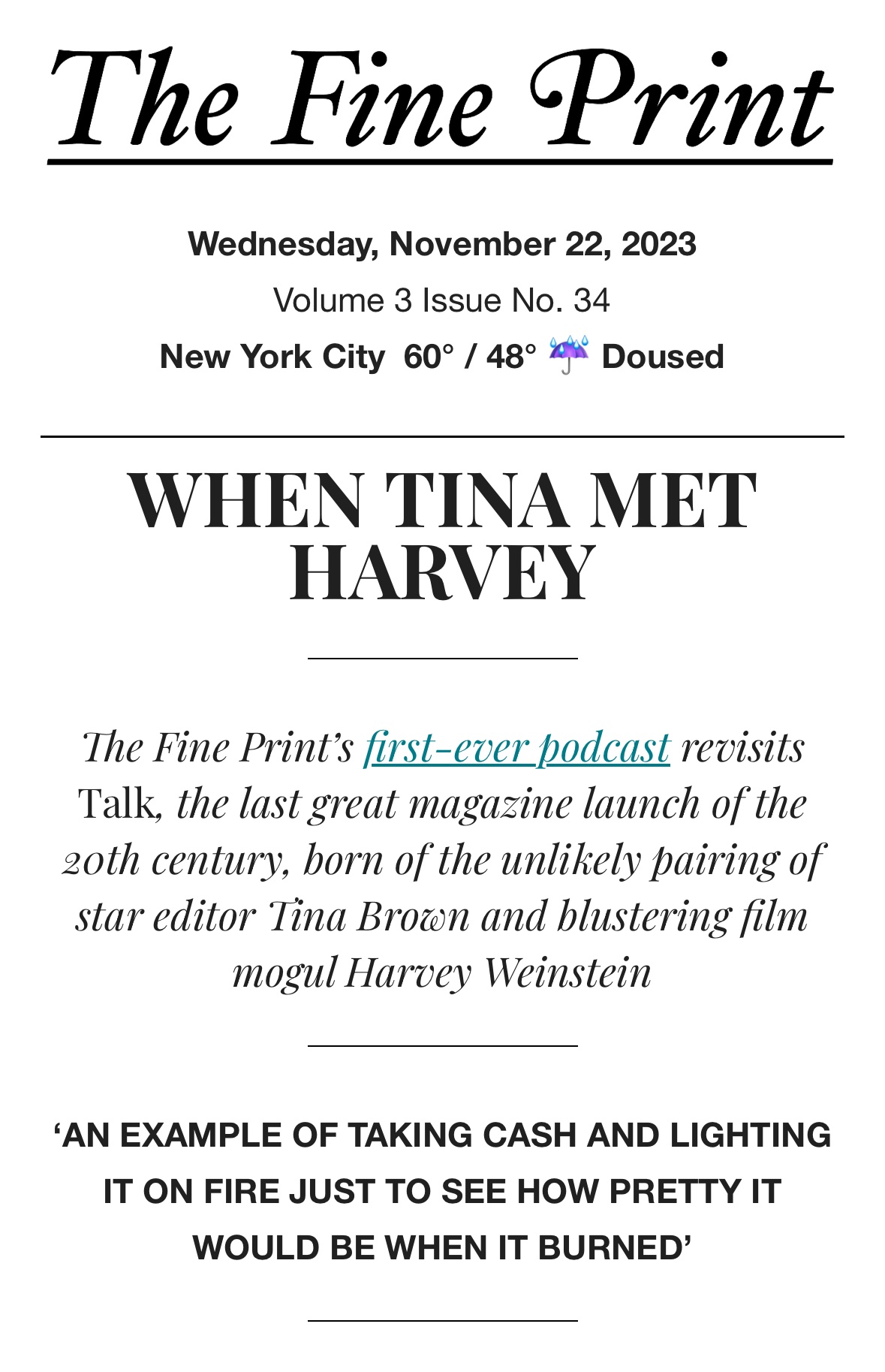 The Fine Print (@thefineprintnyc) / X