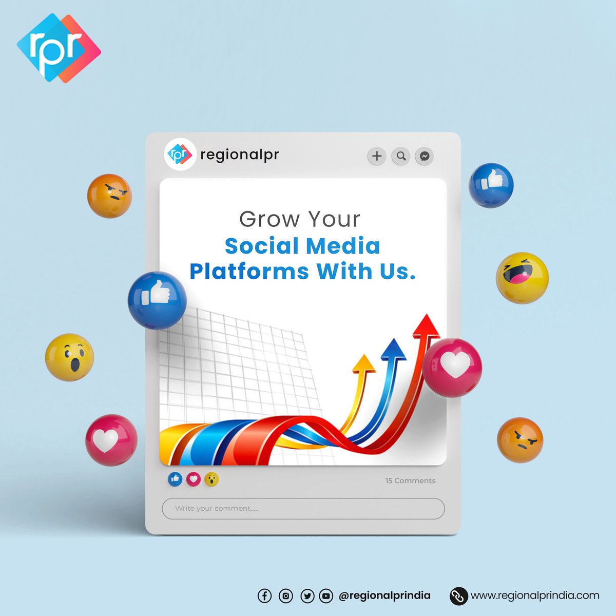 rprindia's tweet photo. Beyond just selling products or services, immerse yourself in meaningful interactions to forge lasting bonds. Elevate your social media game with genuine engagement on Facebook, Instagram, Twitter, and more. Let's build connections, not just transactions! 💬✨ #SocialMedia #RPR https://t.co/hMg4ZTwcYu