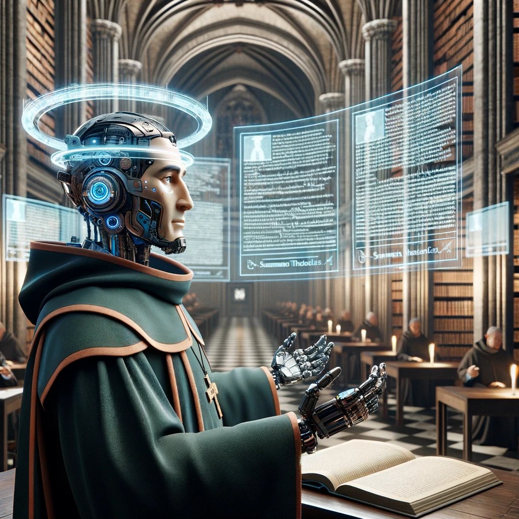 "Summa Technologiae"* 
It seems that the field of #AI has now entered its Scholastic period with debates and discussions obsessing over questions like: "How many superintelligent #AGIs does it take to obliterate human existence?" (* With apologies to Staniław Lem)