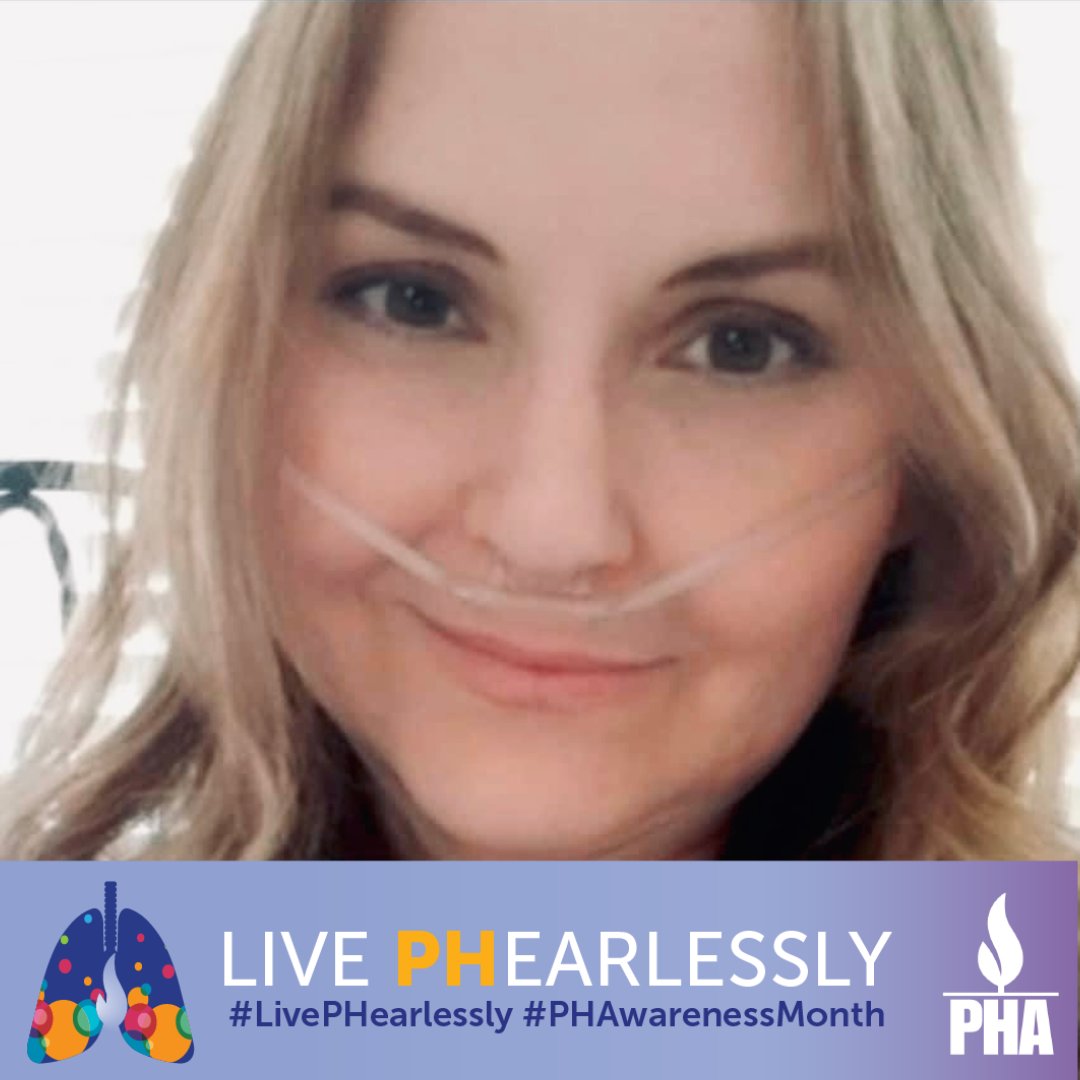 PHAssociation's tweet photo. With an #oxygen tank and handfuls of medication, Lisa Leger tries to stay active as a wife and mother of two. Lisa will never give up and continue to live her life with #PH, not just exist. Learn more about how Lisa chooses to #LivePHearlessly. https://t.co/wAkkoHcMMF https://t.co/AaSFmklvpP