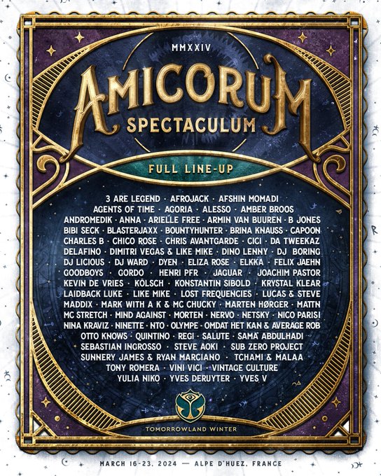 Tomorrowland Winter lineup