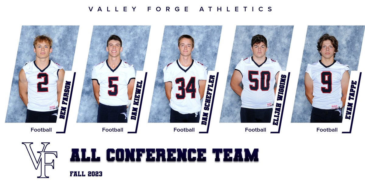 Congrats to our All Conference Team Patriot Football Players!!