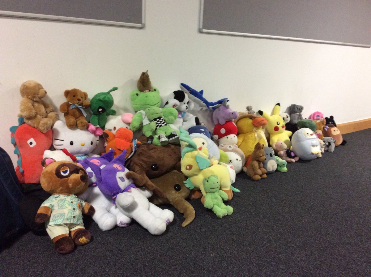 If you came to group this week, you'd have had a big surprise! For every bear that ever there was, was gathered there because it was our Teddy Bears' picnic! <a href="/BlackpoolSixth/">Blackpool Sixth</a> #squishies