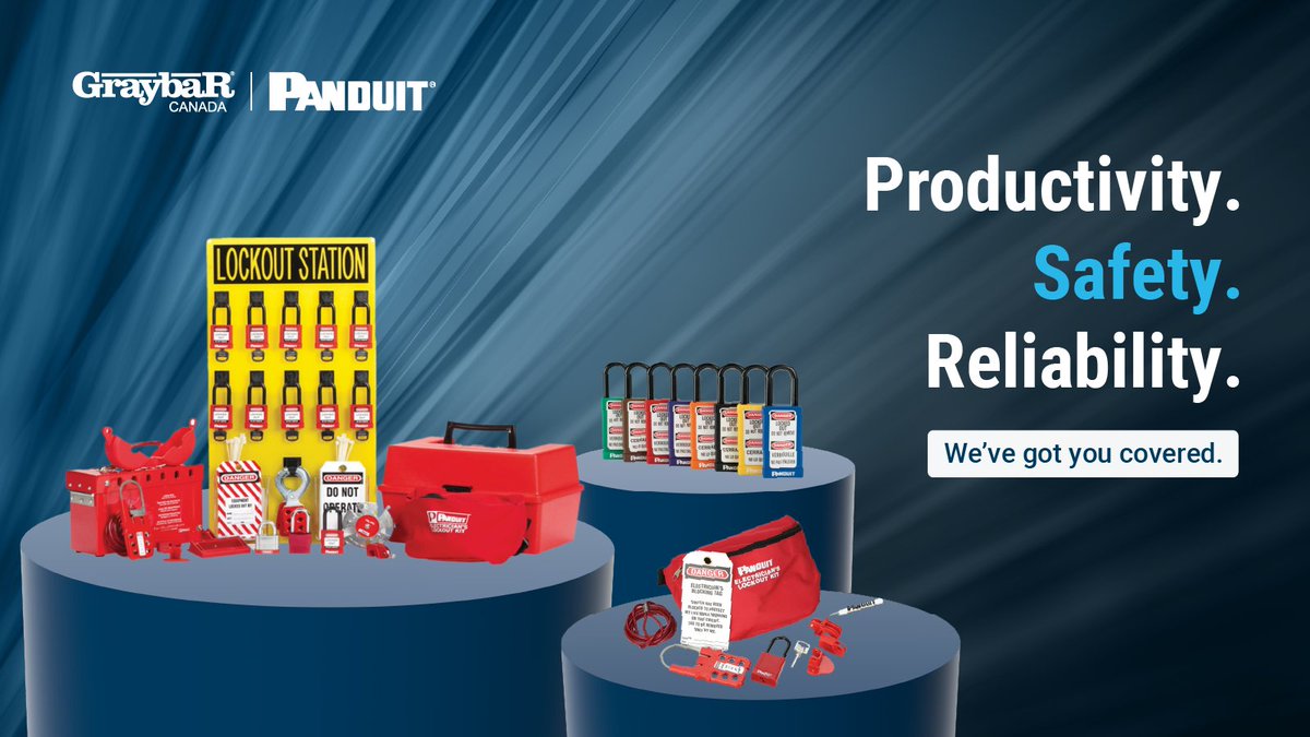 GraybarCanada's tweet image. Prioritize safety at work with Panduit&apos;s innovative solutions. Elevate your practices and boost efficiency. Visit your local Graybar Canada branch to explore our wide range. 🛠️🔒 #SafetyFirst #PanduitSolutions