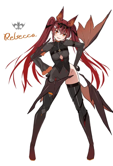 ツインテールの日なので らくがきレベッカちゃん oc