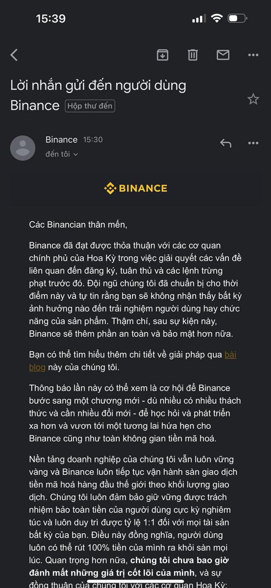 tduc7173's tweet photo. Cz được quan tâm chăm sóc kĩ hơn tý thôi,
Binance bảo ae cứ yên tâm deposit tiền lên mà thi đấu😅😅 https://t.co/AKjEzKi3tv