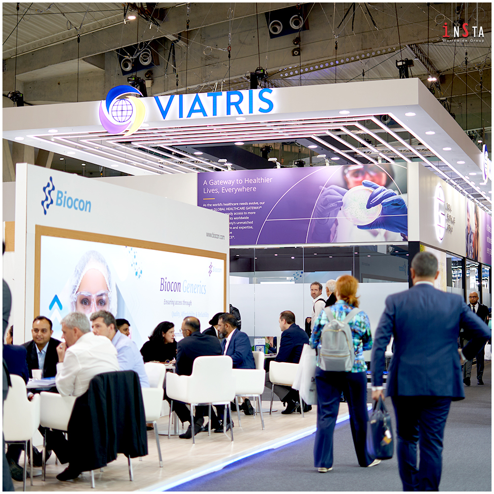 insta_worldwide's tweet image. At #CPHI2023 in #Barcelona, Spain, our 243 sq mtr custom stall for Viatris stood out as a masterpiece of design and craftsmanship. Meticulously crafted, it embodied the perfect blend of elegance &amp;amp; professional appeal, setting a new benchmark in exhibition excellence.
#instagroup