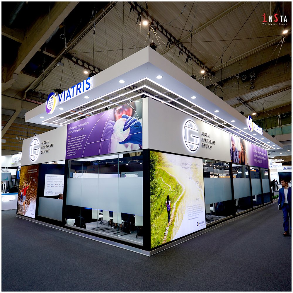 insta_worldwide's tweet image. At #CPHI2023 in #Barcelona, Spain, our 243 sq mtr custom stall for Viatris stood out as a masterpiece of design and craftsmanship. Meticulously crafted, it embodied the perfect blend of elegance &amp;amp; professional appeal, setting a new benchmark in exhibition excellence.
#instagroup