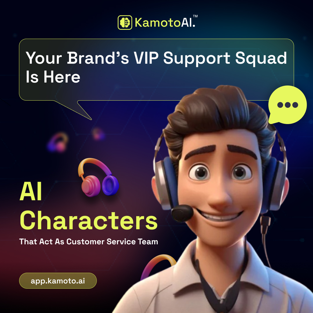 Level up your brand's #support game with 24/7-ready #AI characters!
Crafted to match your brand vibe, they're the secret sauce for personalized, efficient #customer support that never sleeps
Elevate your brand #experience now on Kamoto.AI!
#characterai #aitechnology