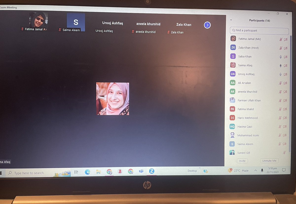Potential_HEC's tweet photo. Had a productive #POTENTIAL Weekly Team Meeting with Dr. Saima Afaq today. Updates regarding the feasibility study sites, patient recruitments and team progress were shared. Also planned the future activities and tasks. #POTENTIAL #TeamProgress #GCF https://t.co/Holkgr4Kn3