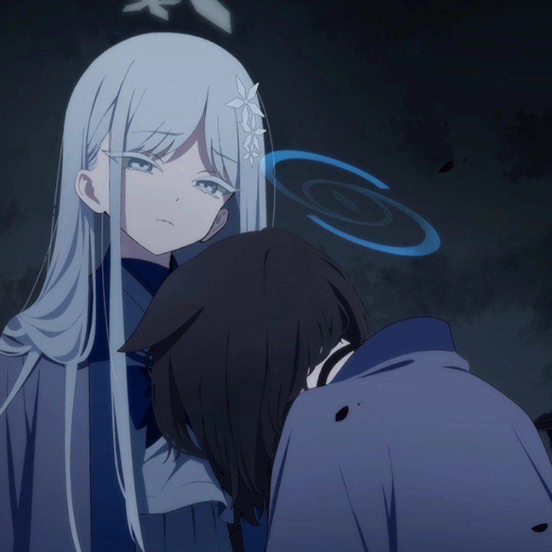 ここシリアスなシーンだったけど、人の服で鼻水ずびずびしてるし絵の下のほうであやとりしてるんだよな......(諸説)
#ブルアカ 